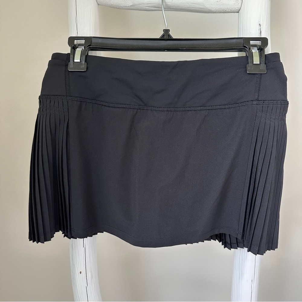 lululemon athletica Black Pleated Athletic Tennis Skort Size 4